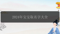 2024年宝宝取名大全