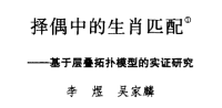 婚姻中所谓的生肖配对是基于以周易为代表的命理学理论