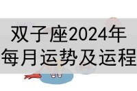 双子座2024年的月度运势和运势如何?