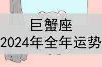 在12个星座中,癌症在2024年的年度财富表现如何?